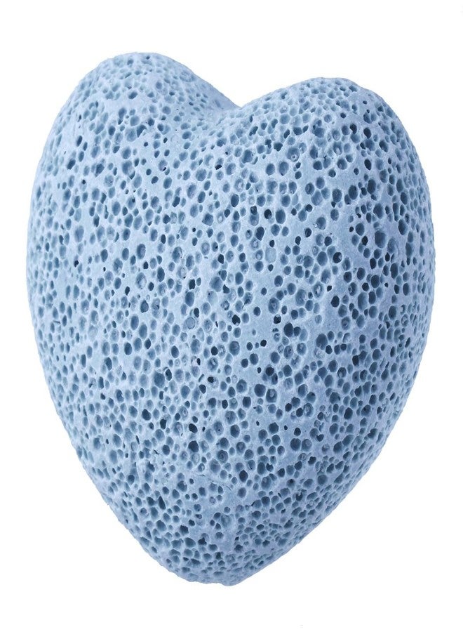 Nupuyai Pack of 5 Heart Shaped Lava Stones, Lava Rock Diffuser for Essential Oils, Palm Worry Stone for Reiki Balance Meditation, Blue - Image 2
